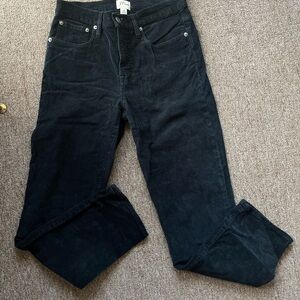 J. Crew Black Corduroy Pants